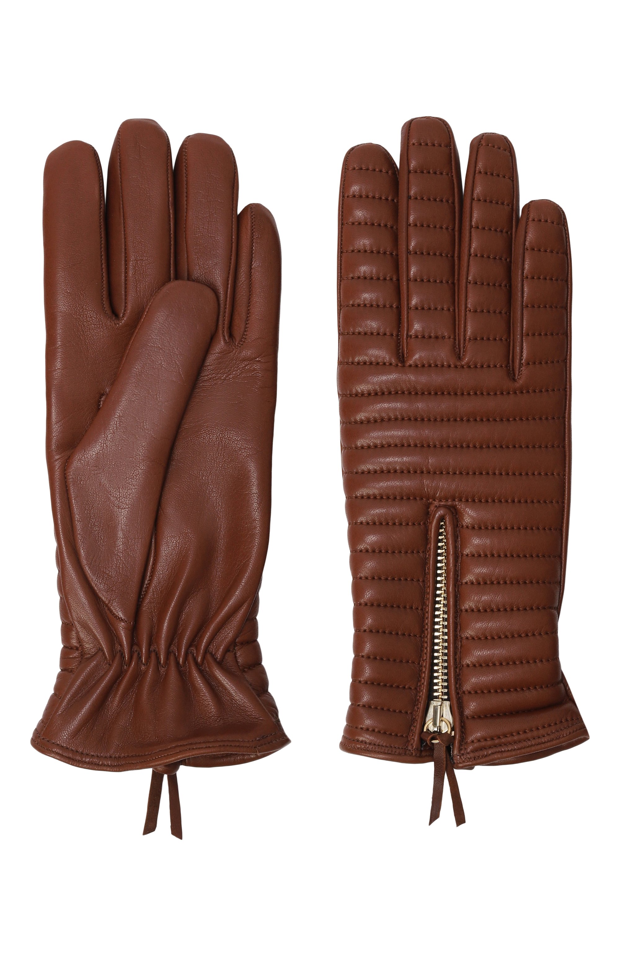 Кожаные перчатки KITON, арт. D58905K0533F07, фото 2