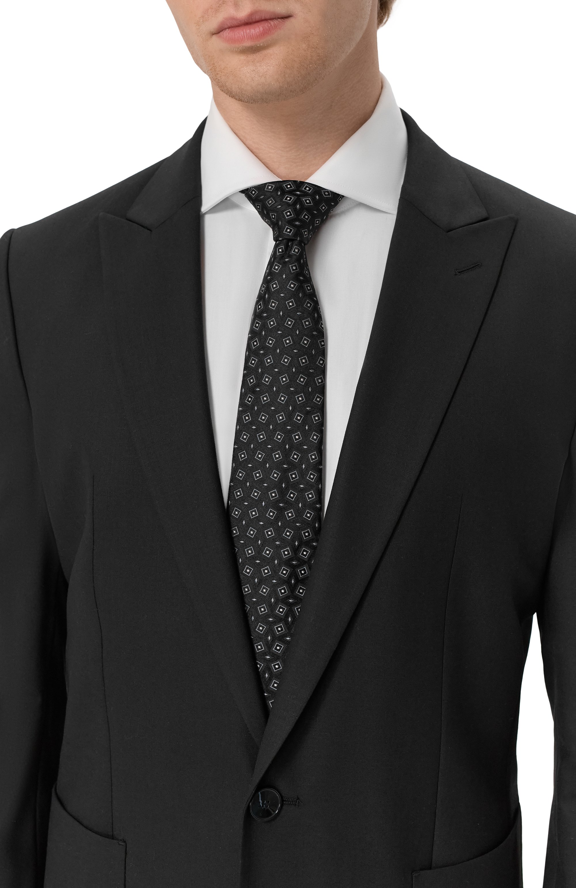 Шелковый галстук GIORGIO ARMANI, арт. GM000800/TE16587, фото 2