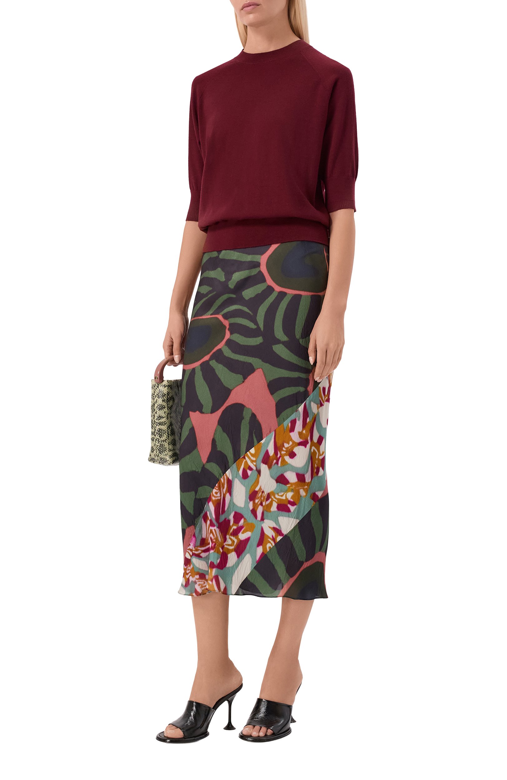 Юбка из вискозы DRIES VAN NOTEN, арт. 130800/4001, фото 2