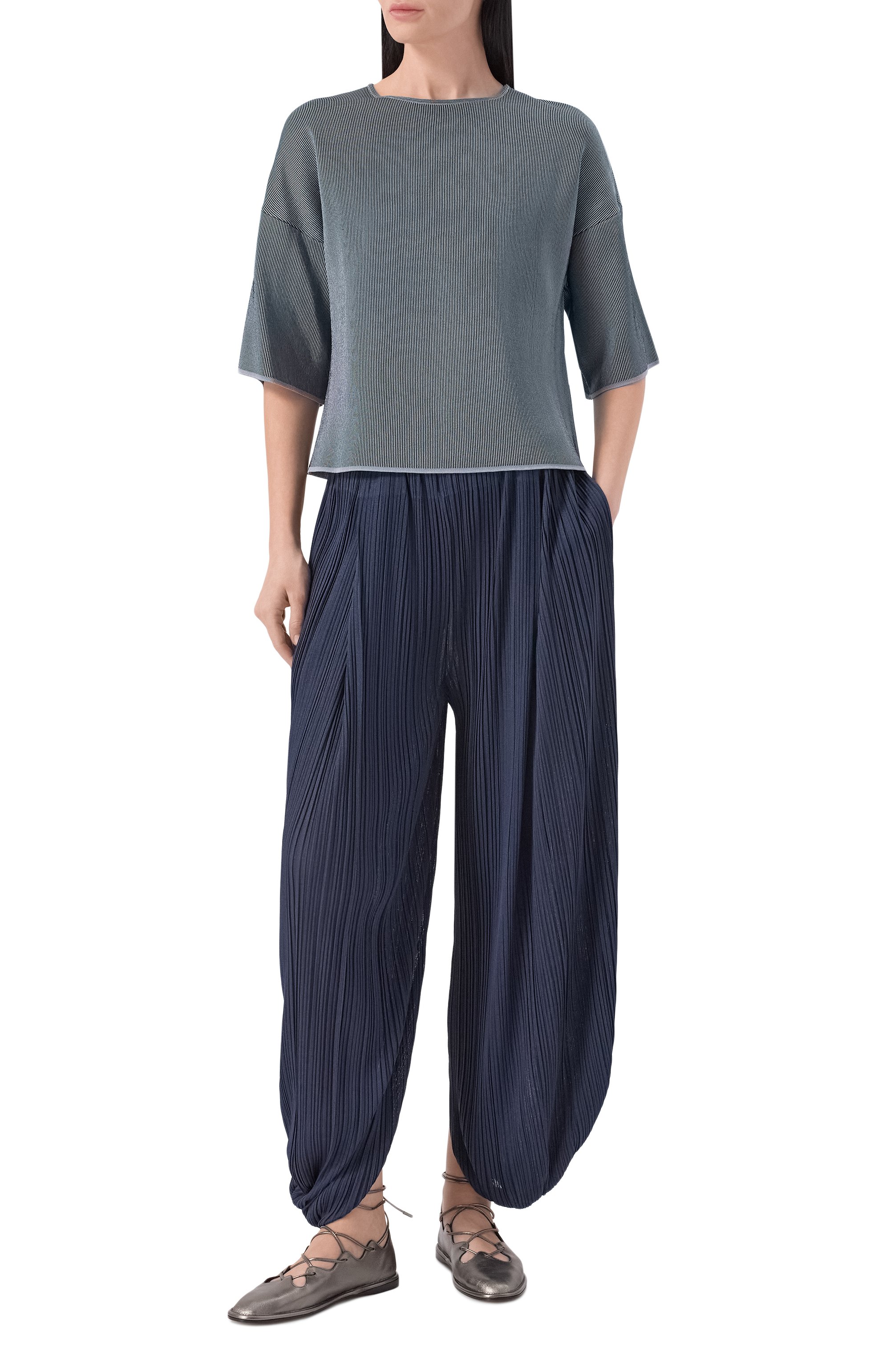 Топ из вискозы GIORGIO ARMANI, арт. GW003407/AF24193, фото 2