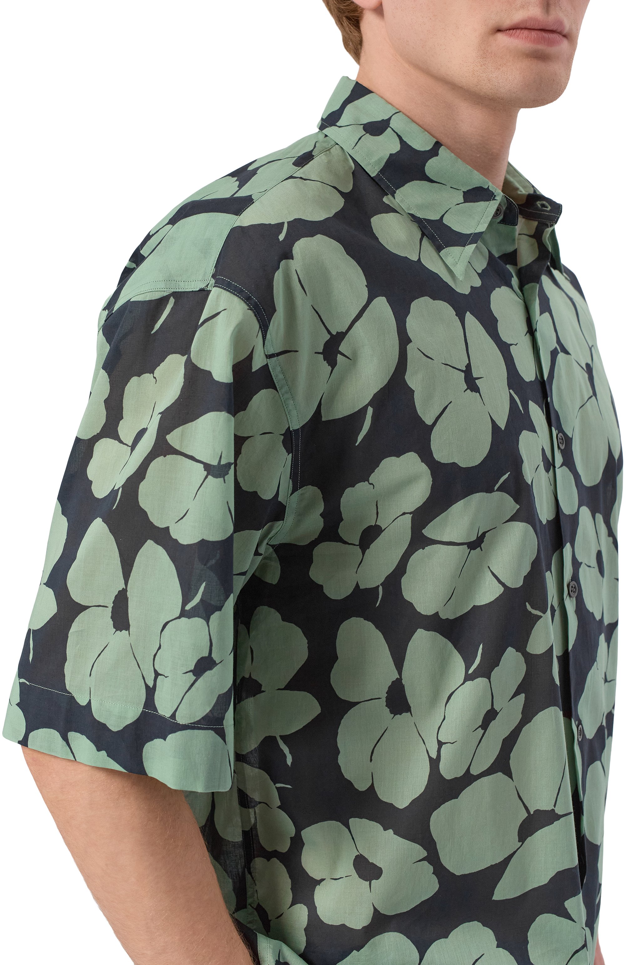 Хлопковая рубашка DRIES VAN NOTEN, арт. 020700/3069, фото 5