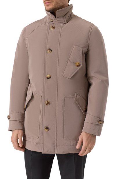 Утепленный плащ BRUNELLO CUCINELLI бежевого цвета по цене 669500 руб., арт. MM4796375, фото 3 Утепленный плащ BRUNELLO CUCINELLI, арт. MM4796375, фото 3