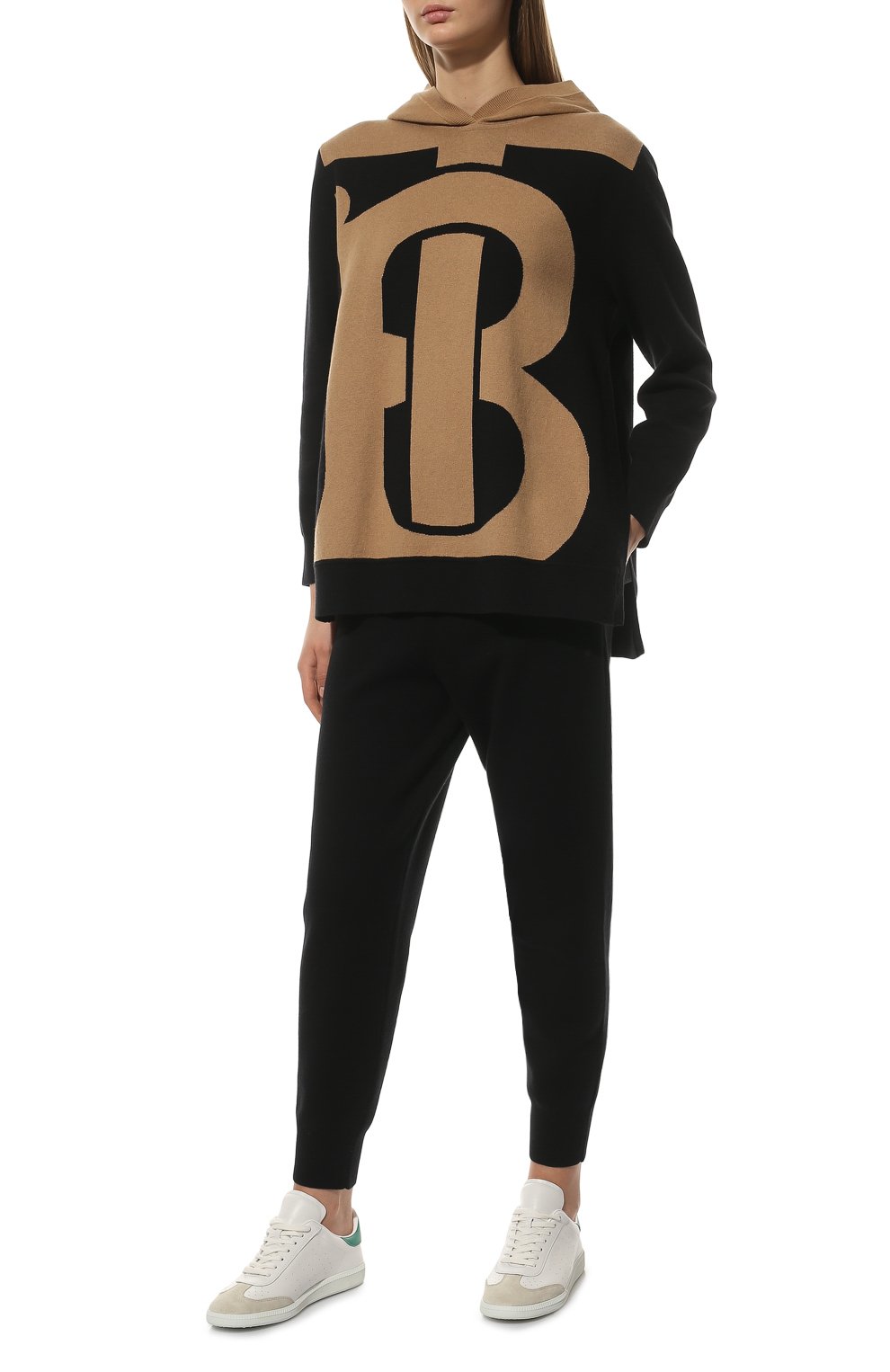 Худи из кашемира и хлопка BURBERRY бежевого цвета по цене 109500 руб., арт. 8052734, фото 2 Худи из кашемира и хлопка BURBERRY, арт. 8052734, фото 2