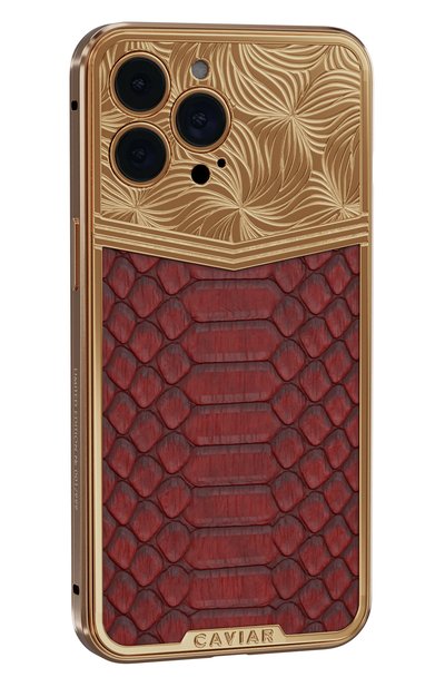 Чехол для iphone 14 pro max rouge CAVIAR красного цвета по цене 144000 руб., арт. 27924_14max_nophone, фото 2 Чехол для iphone 14 pro max rouge CAVIAR, арт. 27924_14max_nophone, фото 2