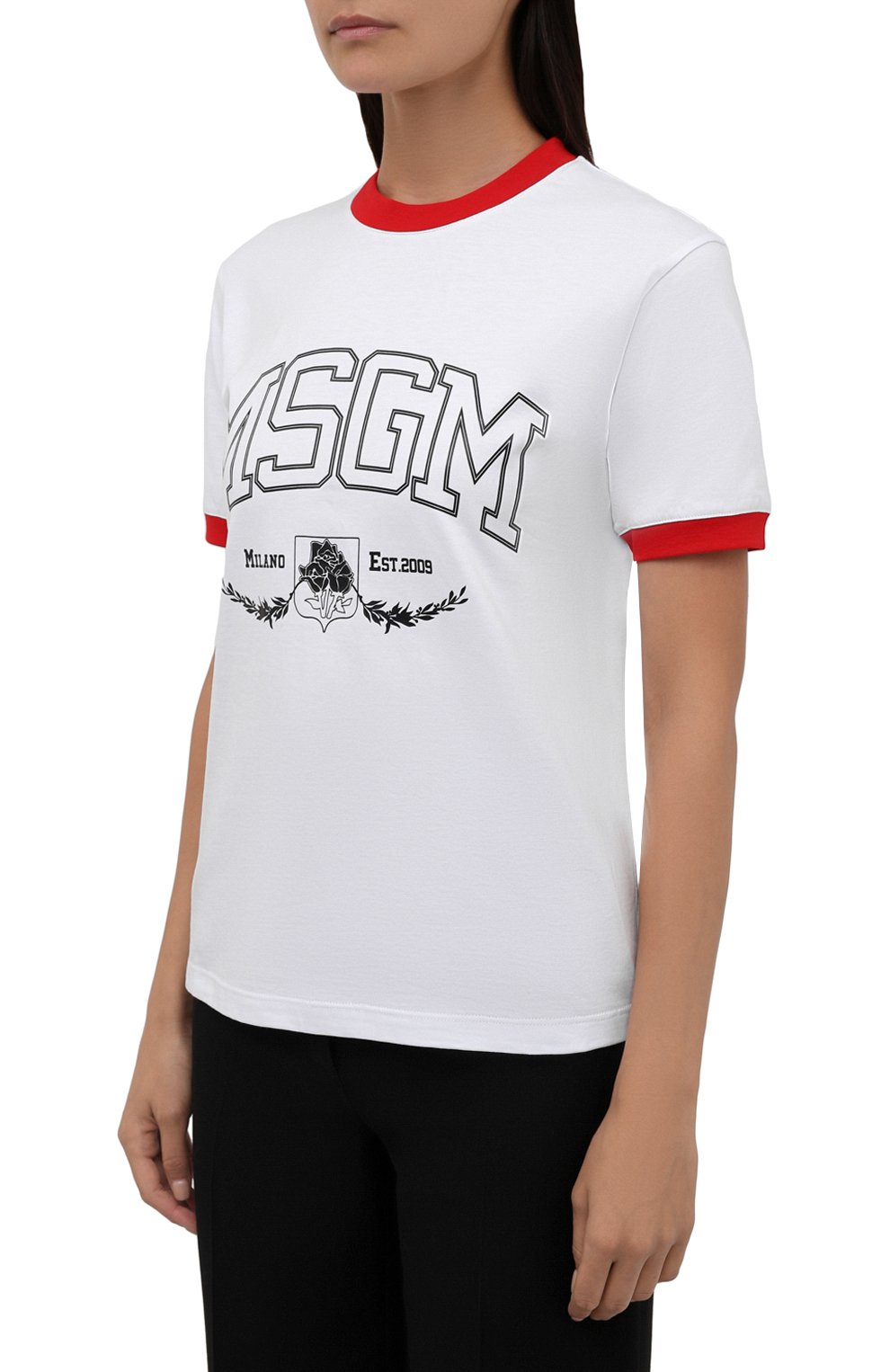 Хлопковая футболка MSGM, арт. 3141MDM78 217798, фото 3