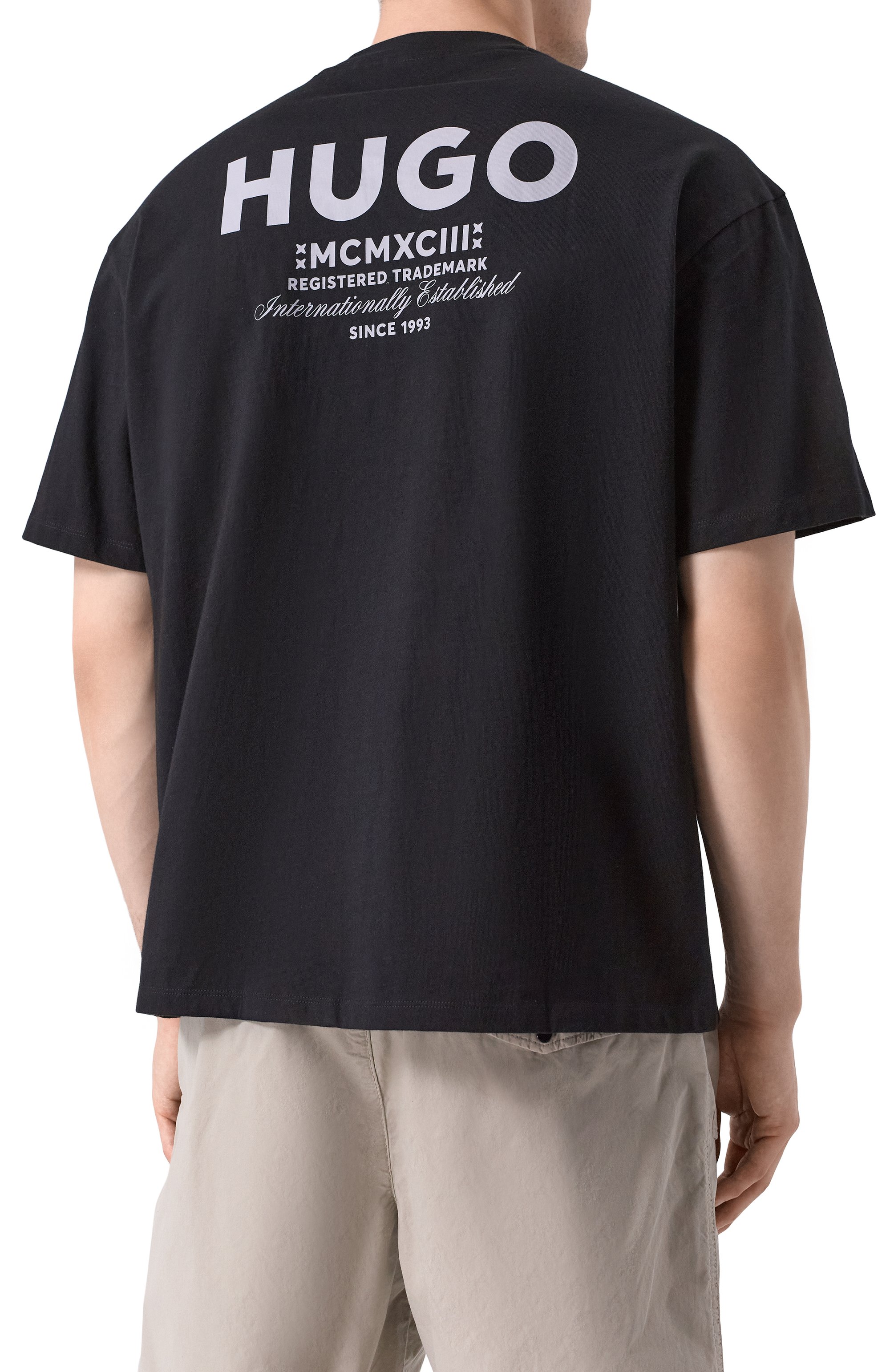 Хлопковая футболка HUGO BLUE, арт. 50509776, фото 4