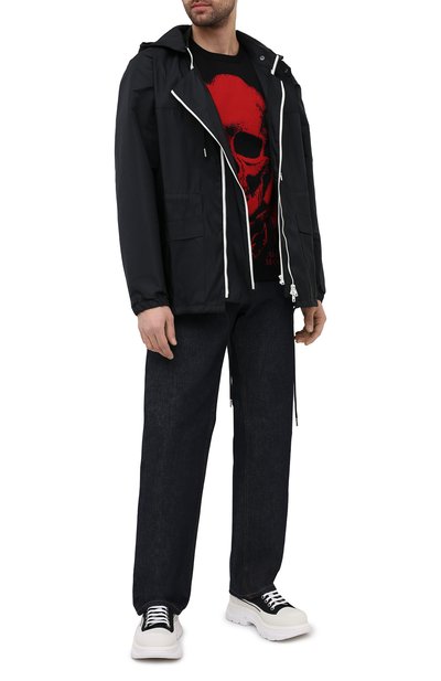 Хлопковая футболка ALEXANDER MCQUEEN, арт. 650424/QQZ66, фото 2