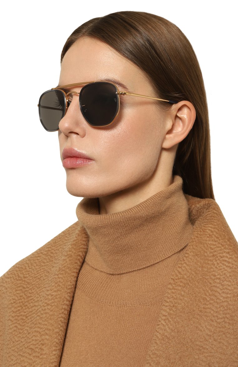 Женские солнцезащитные очки RAY-BAN черного цвета, арт. 3648M-9240B1 | Фото 3 (Нос: Не проставлено; Региональные ограничения белый список (Axapta Mercury): Не проставлено; Тип очков: С/з; Материал: Металл; Кросс-КТ: С/з-унисекс; Очки форма: Авиаторы; Оптика Гендер: оптика-унисекс)