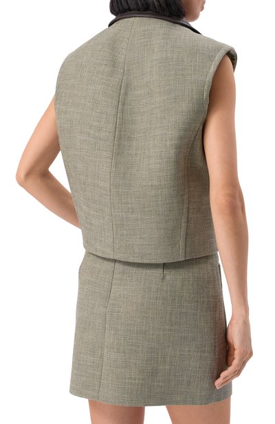 Жилет из вискозы и хлопка BOTTEGA VENETA, арт. 812015/VKPH0, фото 4