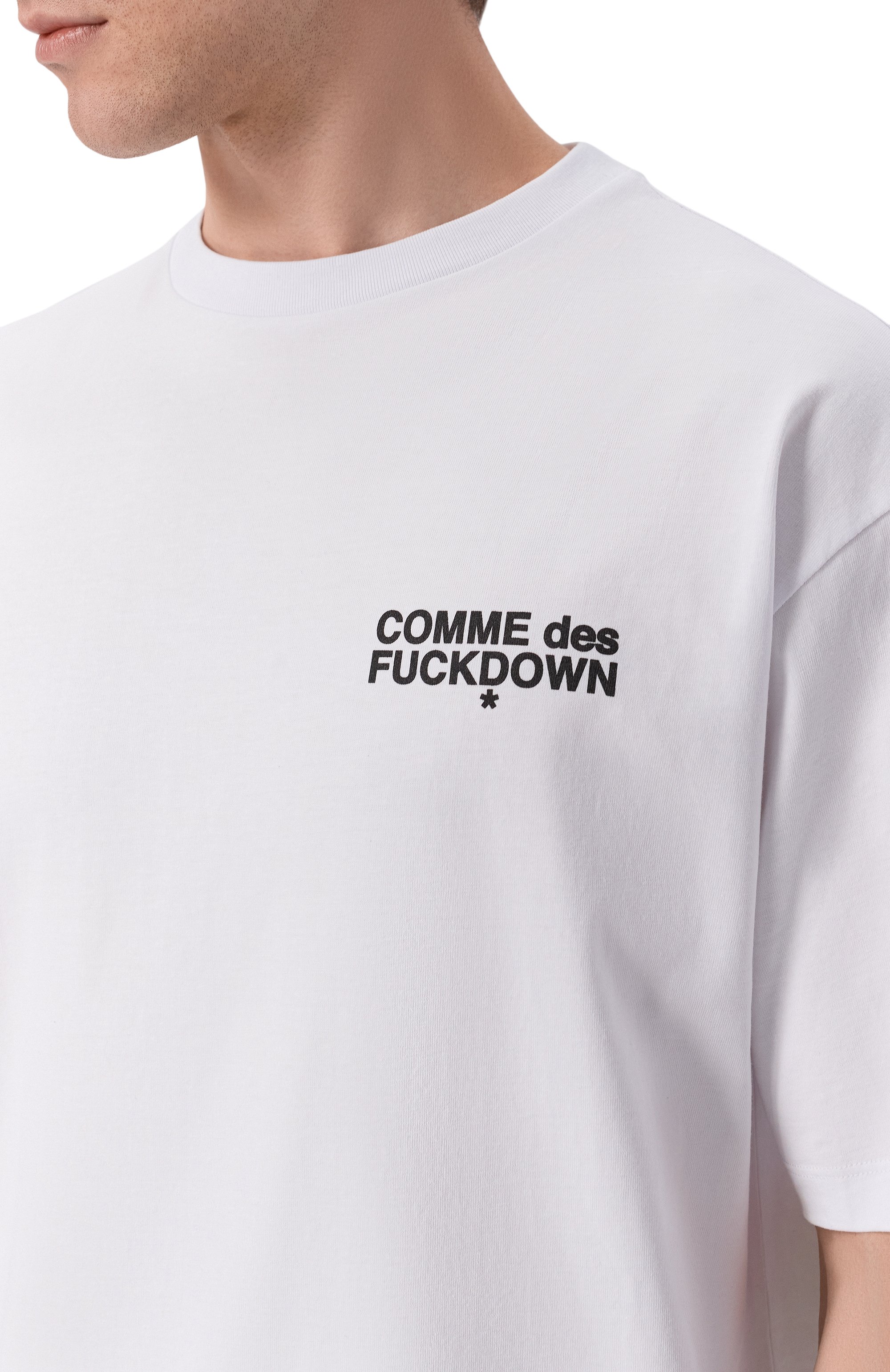 Хлопковая футболка COMME DES FUCKDOWN, арт. CFABM01968, фото 5