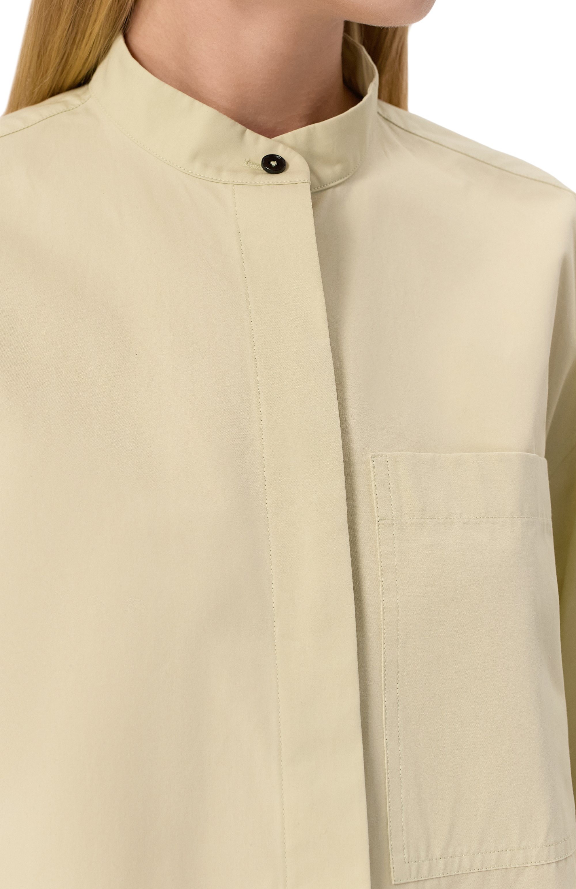 Хлопковая рубашка JIL SANDER, арт. J04DL0007/J45002, фото 6