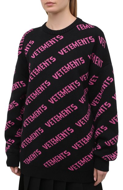 Свитер из хлопка и кашемира VETEMENTS, арт. UE51KN200X 1399/W, фото 3