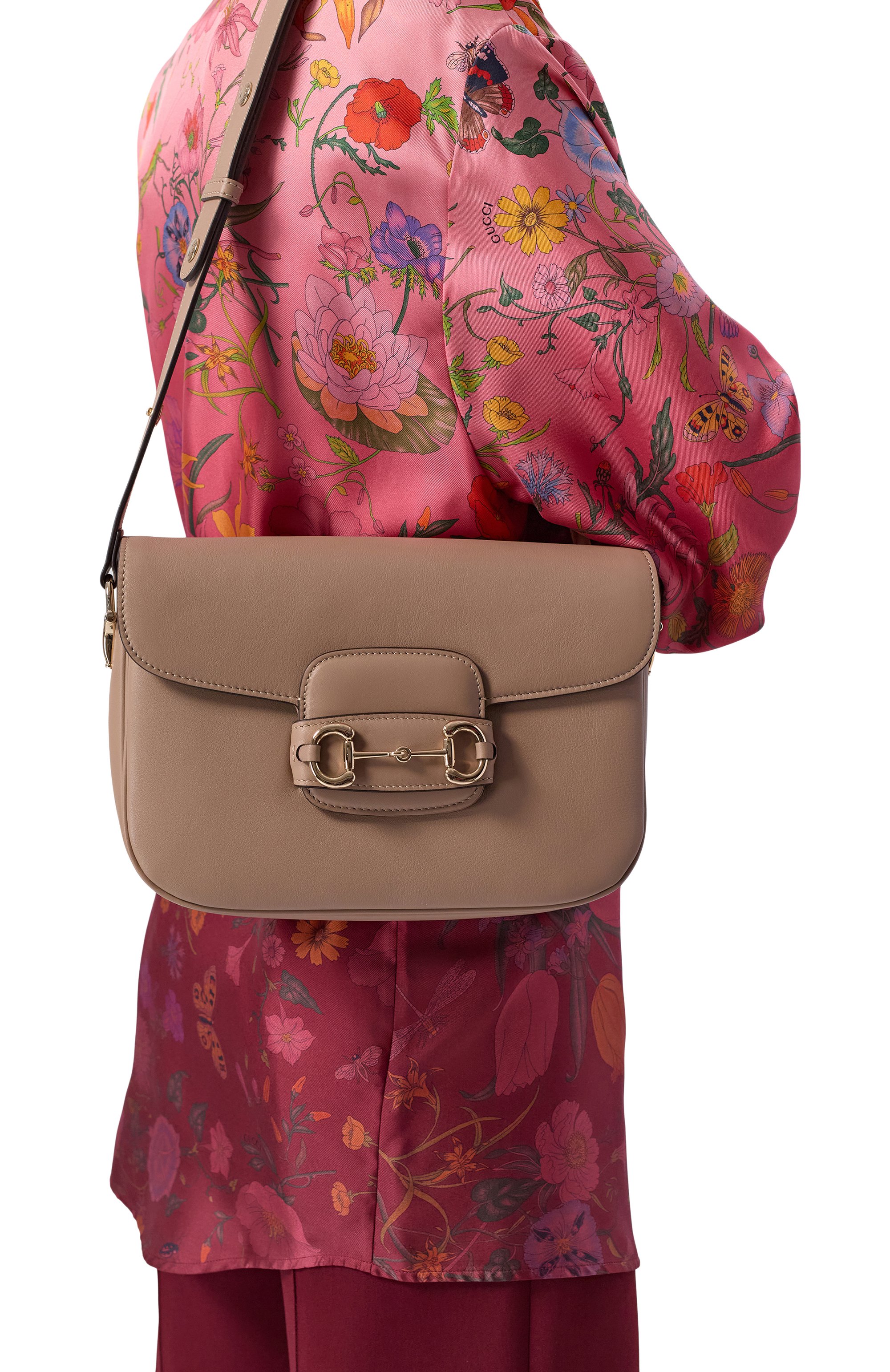 Сумка horsebit 1955 soft medium GUCCI, арт. 815178/AAEFH, фото 2