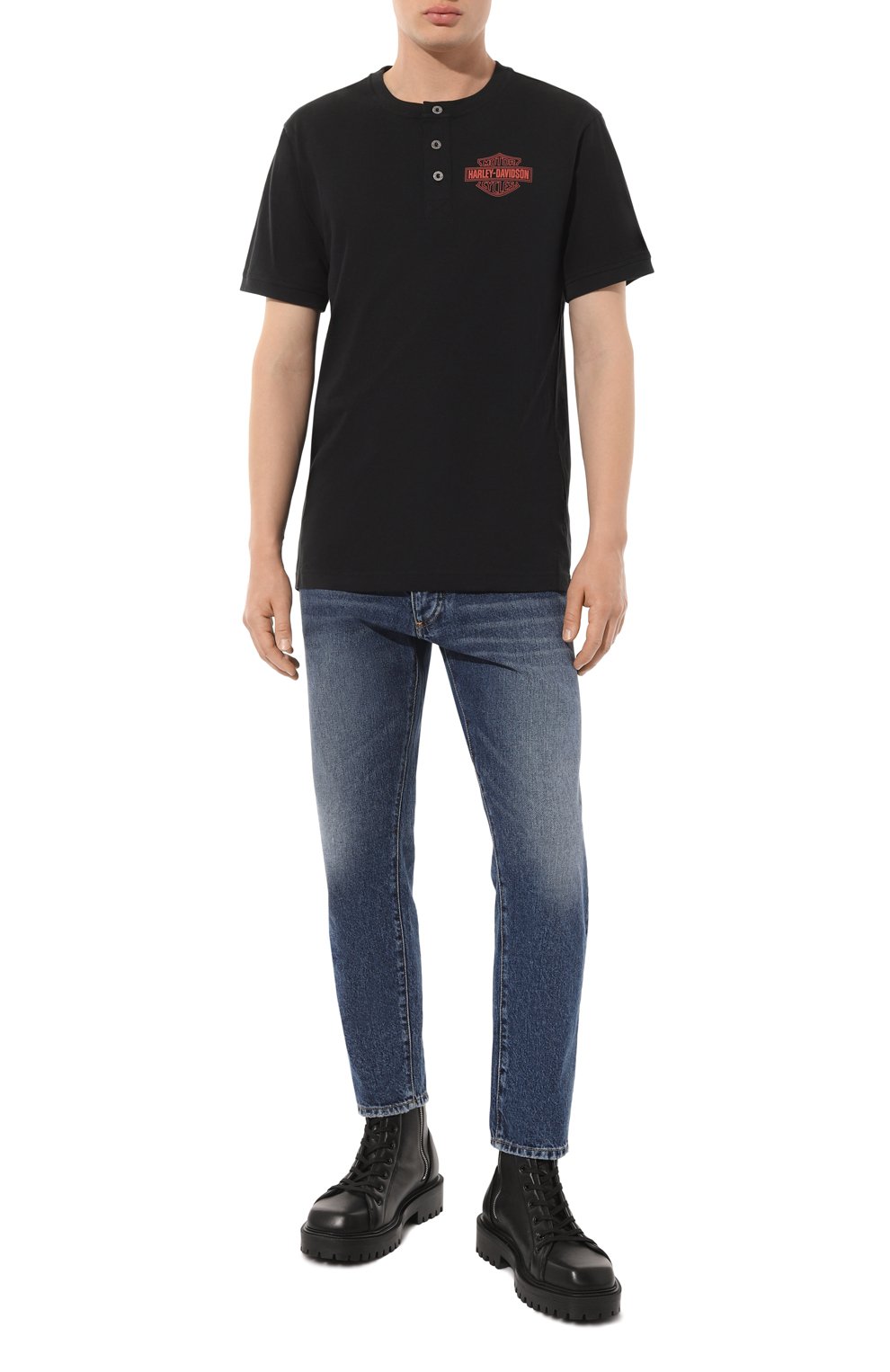 Хлопковая футболка HARLEY-DAVIDSON, арт. 96837-23VM, фото 2