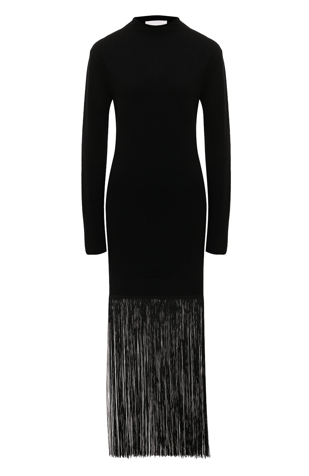 Кашемировое платье ERIKA CAVALLINI черного цвета по цене 69950 руб., арт. E4WB01, фото 1 Кашемировое платье ERIKA CAVALLINI, арт. E4WB01, фото 1