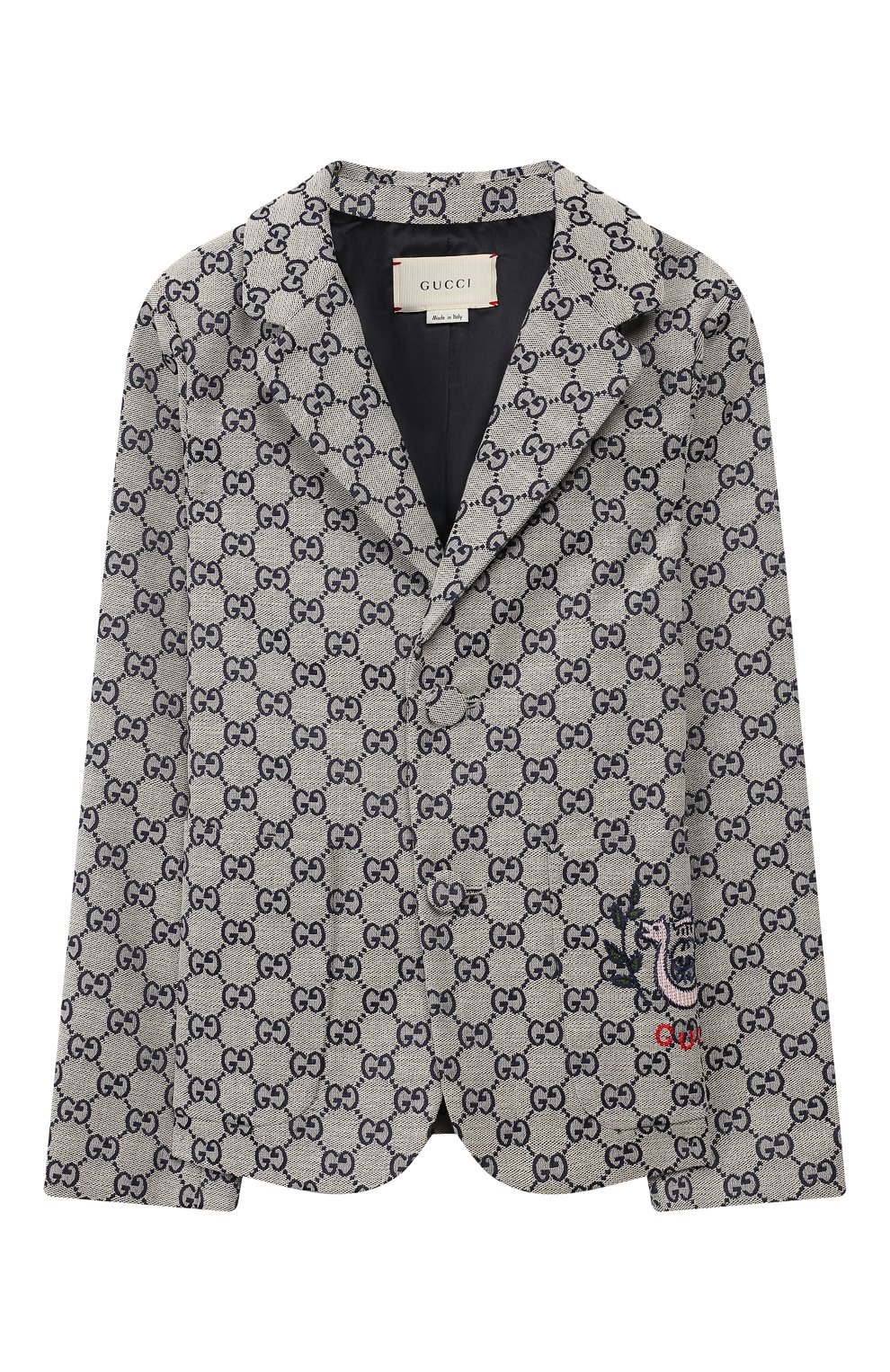Хлопковый пиджак GUCCI, арт. 574013/XWAGF, фото 1