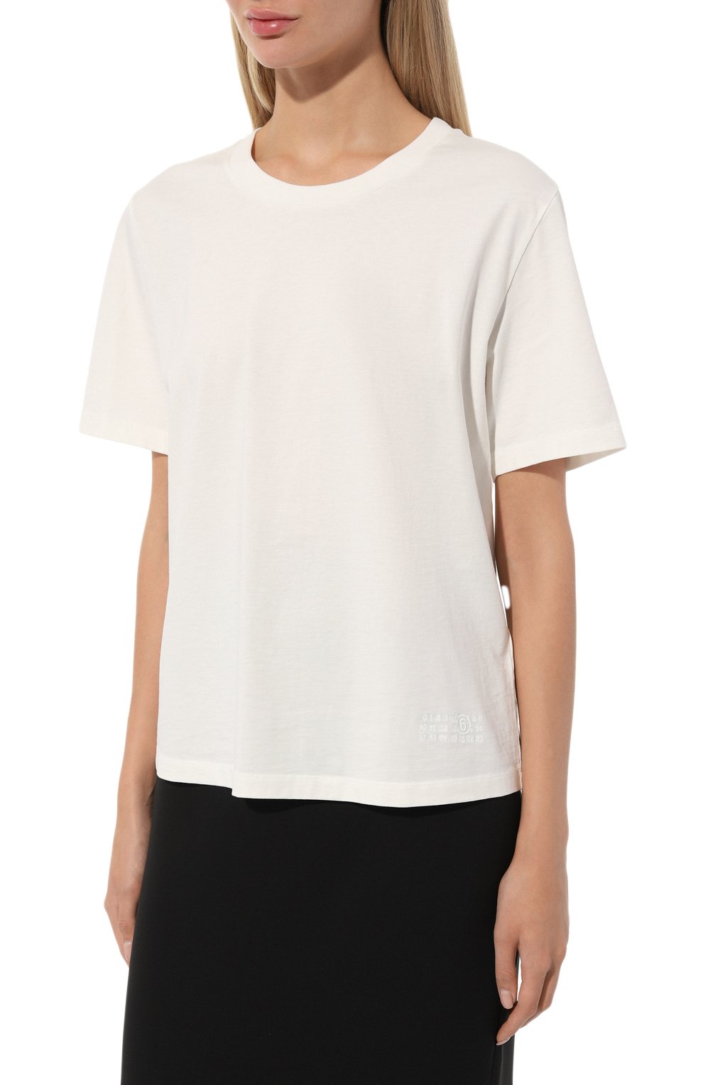 Хлопковая футболка MM6, арт. S52GC0289/S24311, фото 3