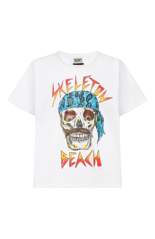 Хлопковая футболка Gallery Dept. SBM-10311/C0TT0N Белый SBM-10311/C0TT0N