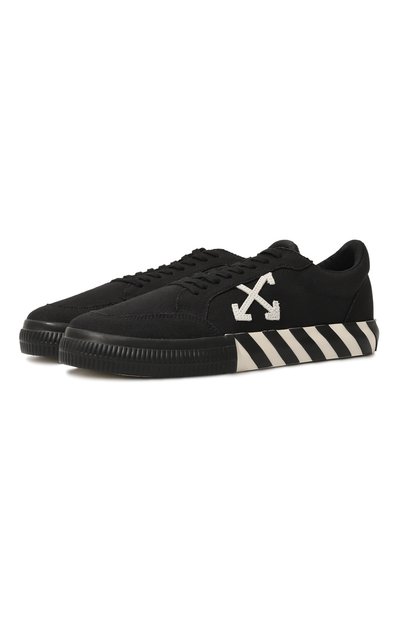 Мужские текстильные кеды low vulcanized OFF-WHITE, арт. 0MIA085C99FAB0061001