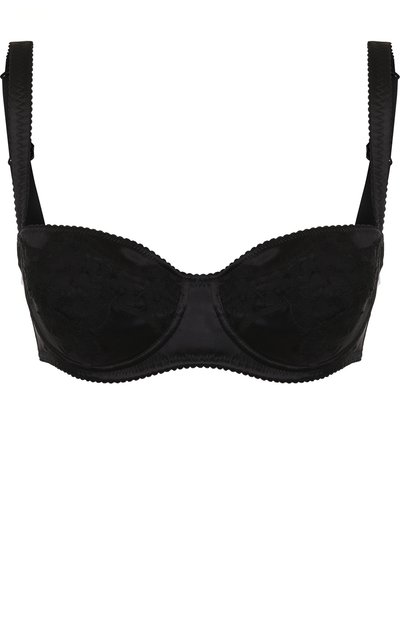 Женский однотонный шелковый бюстгальтер DOLCE & GABBANA, арт. 01A14T/FUADG