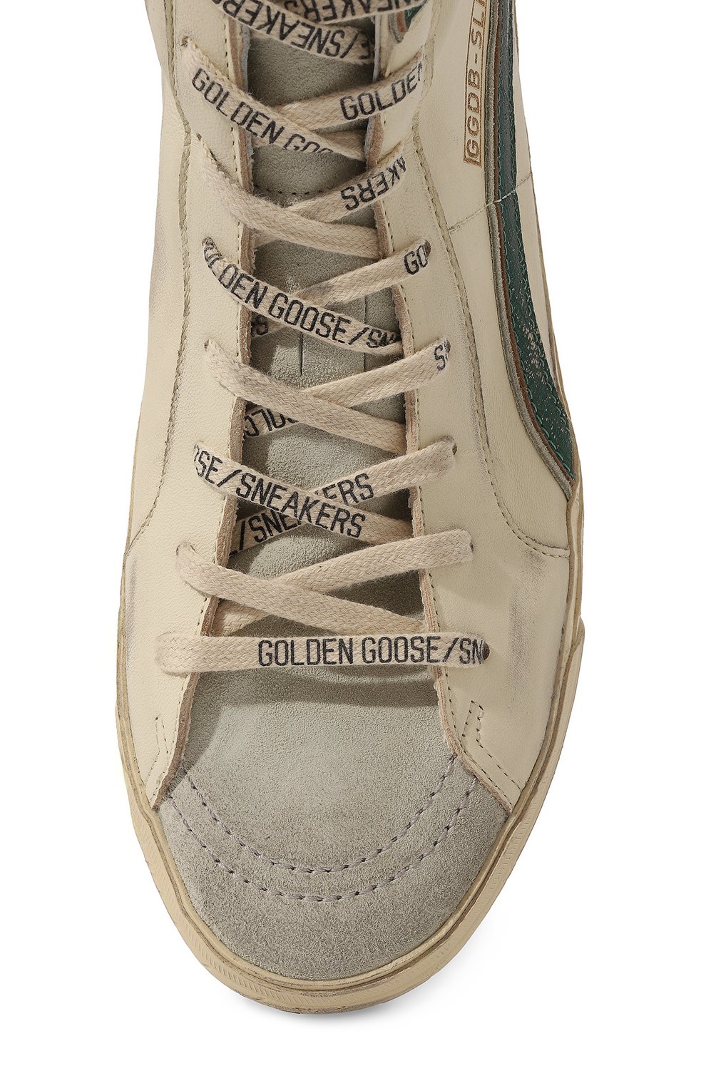Кожаные кеды slide GOLDEN GOOSE DELUXE BRAND, арт. GMF00115.F004002, фото 6