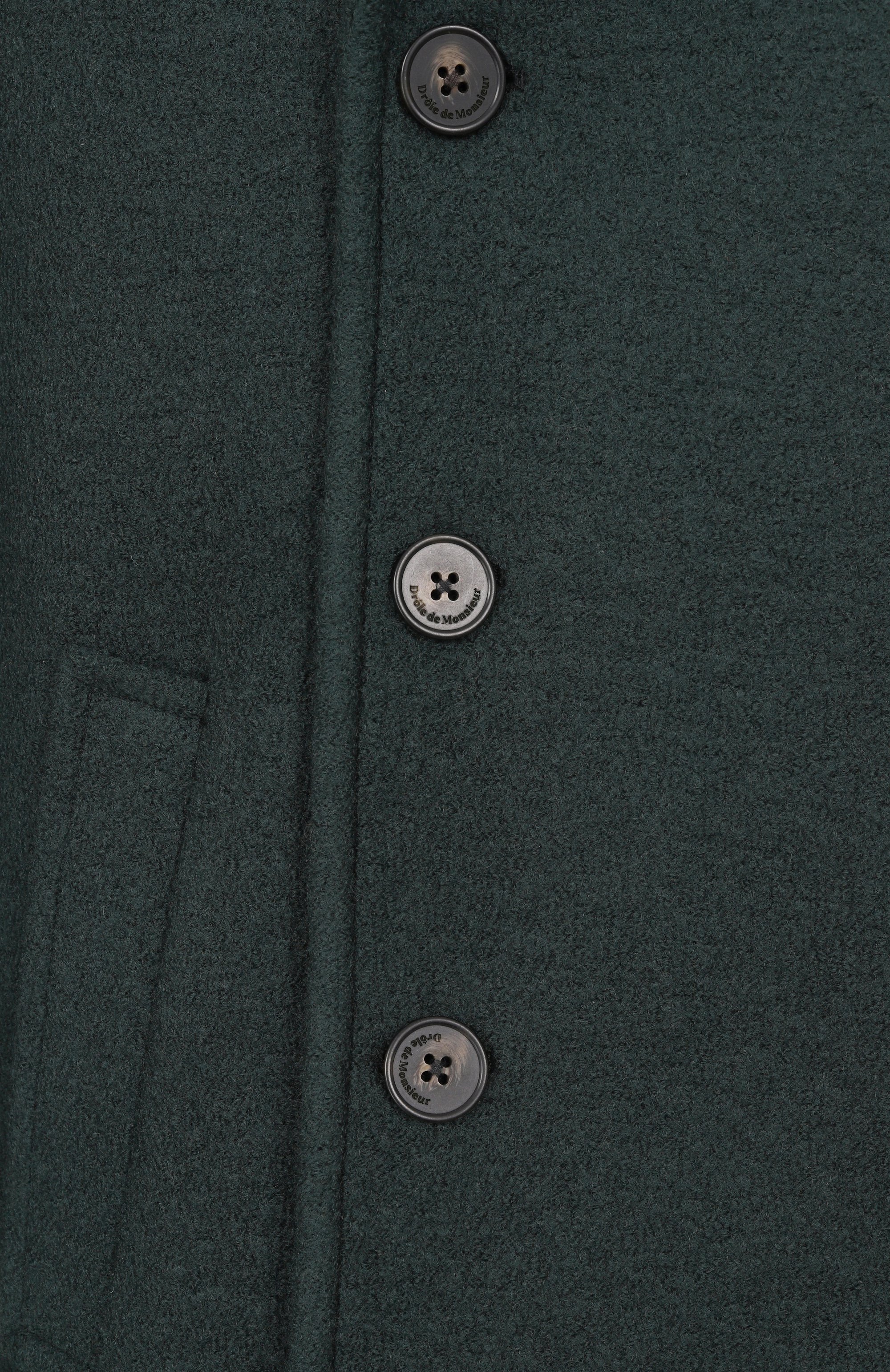 Шерстяное пальто DROLE DE MONSIEUR, арт. E-CT134-W0030-DGN, фото 6