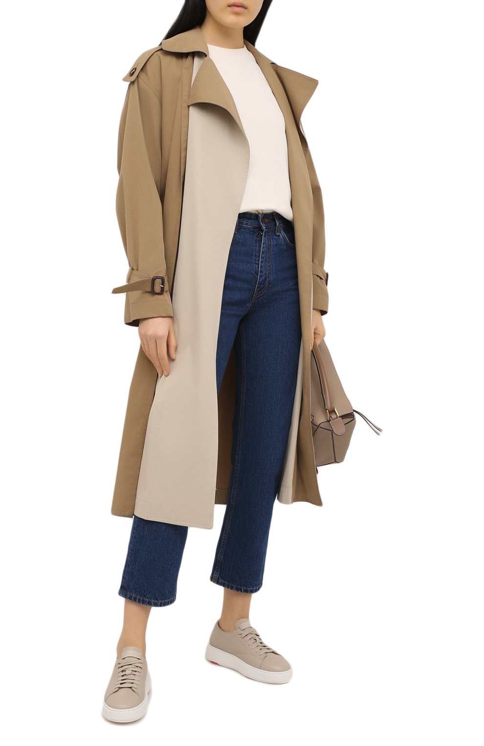 Кожаные кеды SANTONI, арт. WBCD60780BARCMEYE40, фото 2