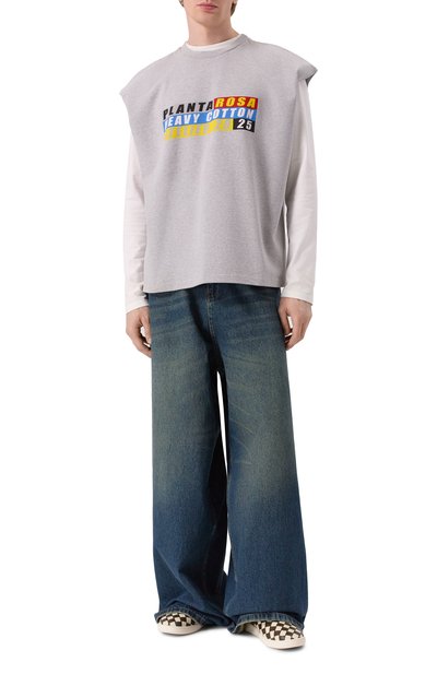 Хлопковая футболка PLANTA ROSA, арт. PR/T017/HEAVY-COTTON/350VELVET, фото 2