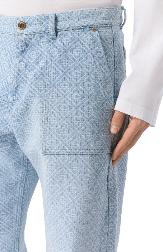 Джинсы Casablanca MPF25-TR-331-01 Голубой  MPF25-TR-331-01 Фото 5