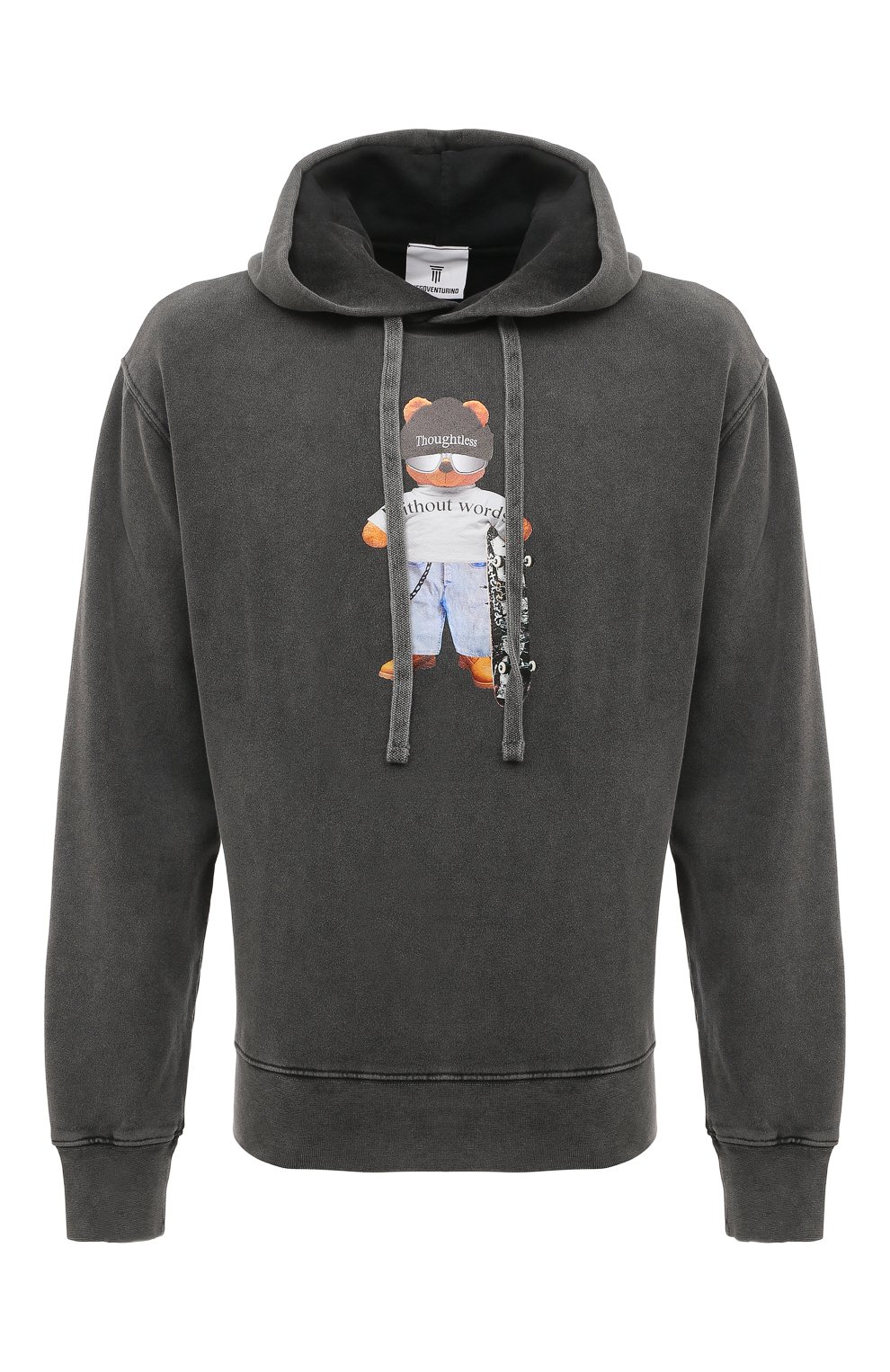 Хлопковое худи DIEGO VENTURINO, арт. DV FLH 0MS, фото 1