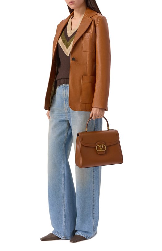 Сумка 9TO5 Valentino 7W2B0R87/SRS Коричневый  7W2B0R87/SRS Фото 7