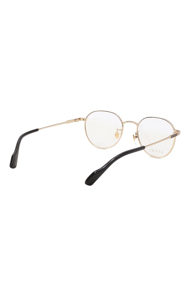 Женские оправа GUCCI черного цвета, арт. GG17470A 001 | Фото 4 (Нос: Не проставлено; Региональные ограничения белый список (Axapta Mercury): Не проставлено; Материал: Металл; Тип очков: Оправа; Оптика Гендер: оптика-женское; Очки форма: Круглые)