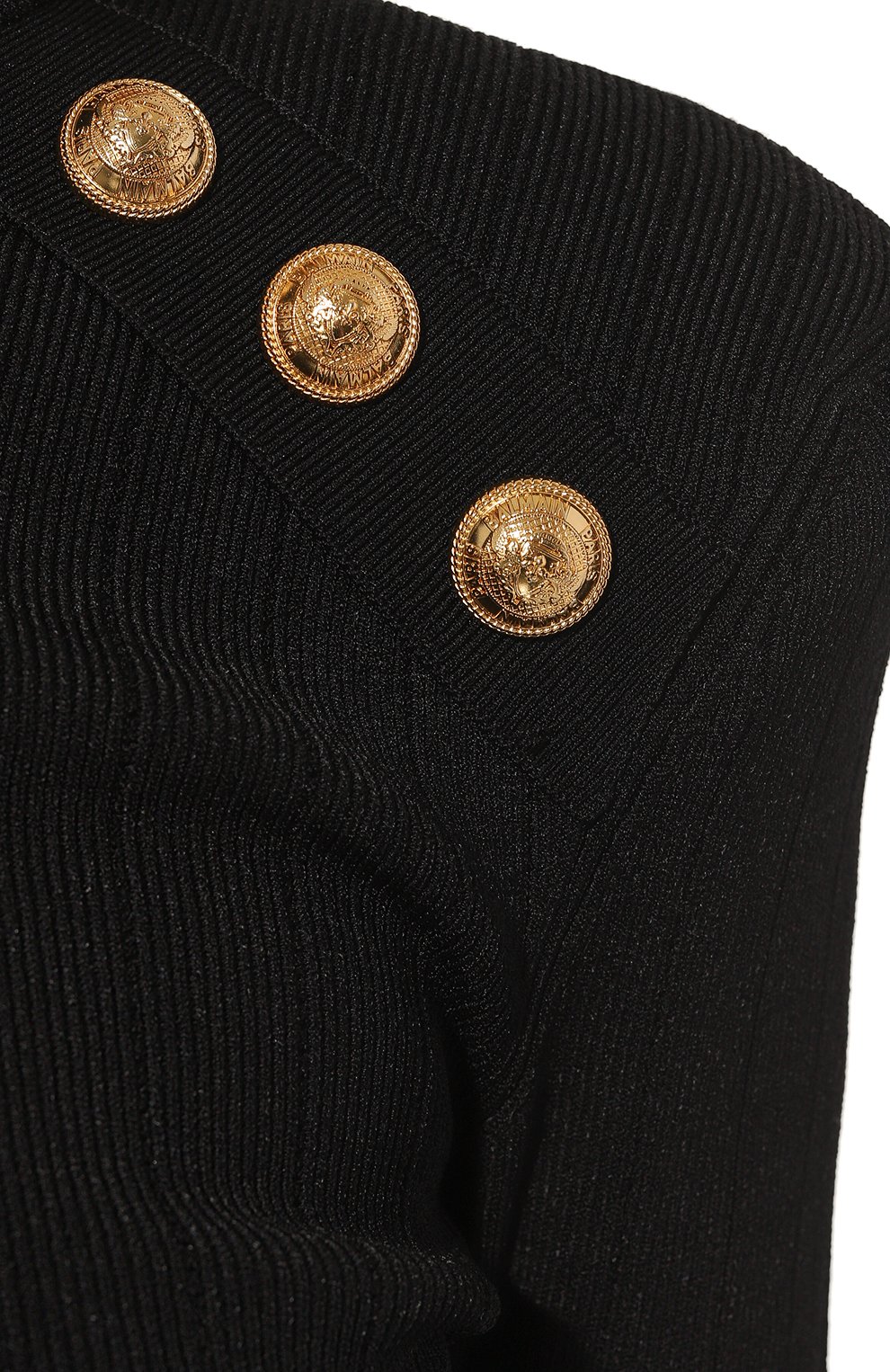 Водолазка из вискозы BALMAIN, арт. AF0KH000KB07, фото 5