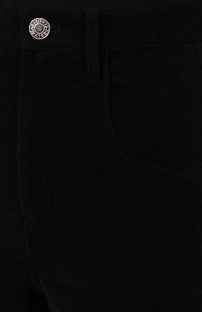 Хлопковые брюки ISABEL MARANT черного цвета по цене 42450 руб., арт. PA1466-19H014I/DEB0RA, фото 5 Хлопковые брюки ISABEL MARANT, арт. PA1466-19H014I/DEB0RA, фото 5