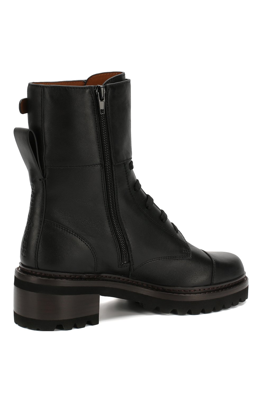 Кожаные ботинки SEE BY CHLOÉ, арт. SB33080A/10140, фото 4