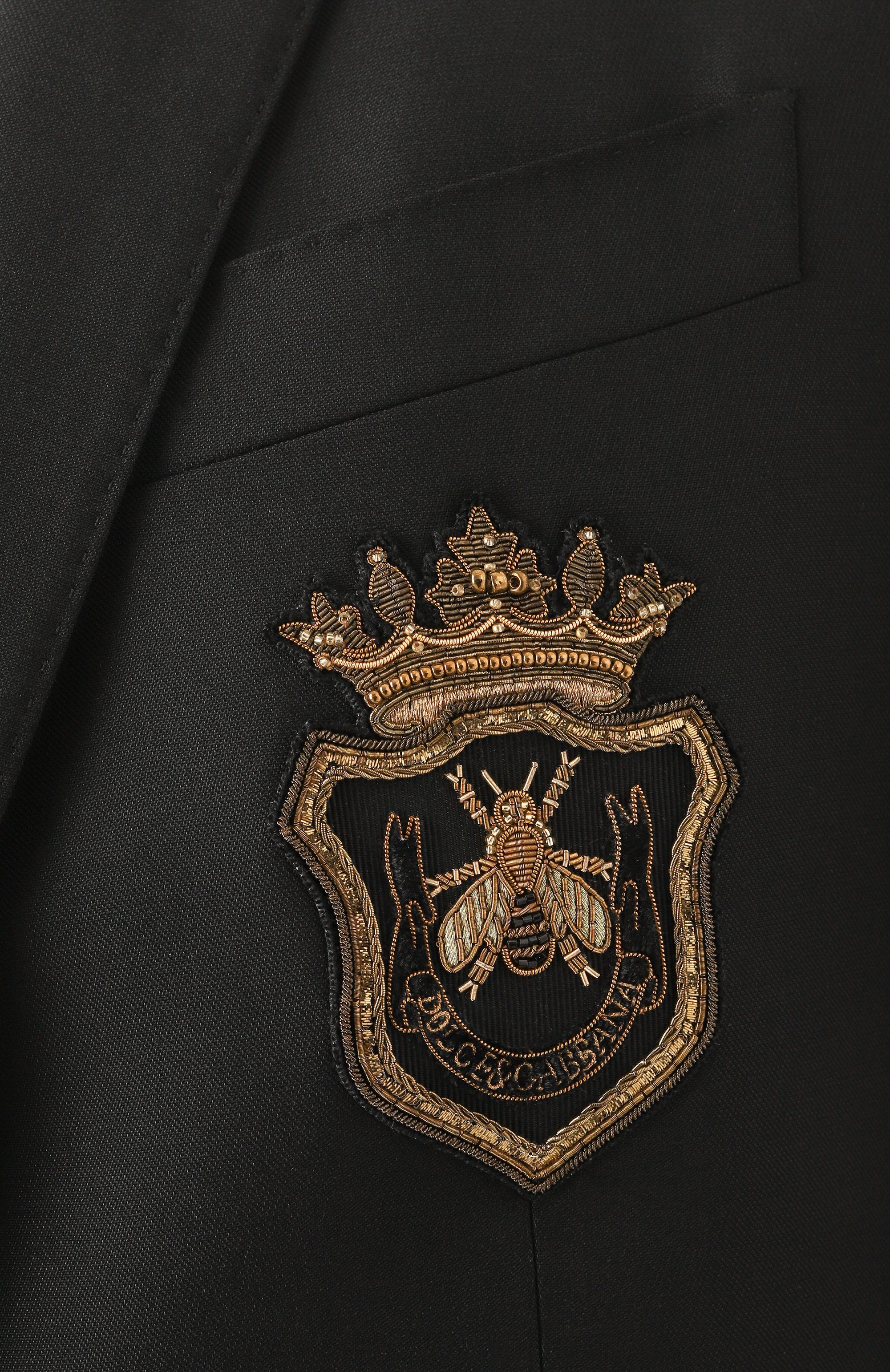 Пиджак из шерсти и шелка DOLCE & GABBANA, арт. G2LK0Z/FU3H1, фото 8