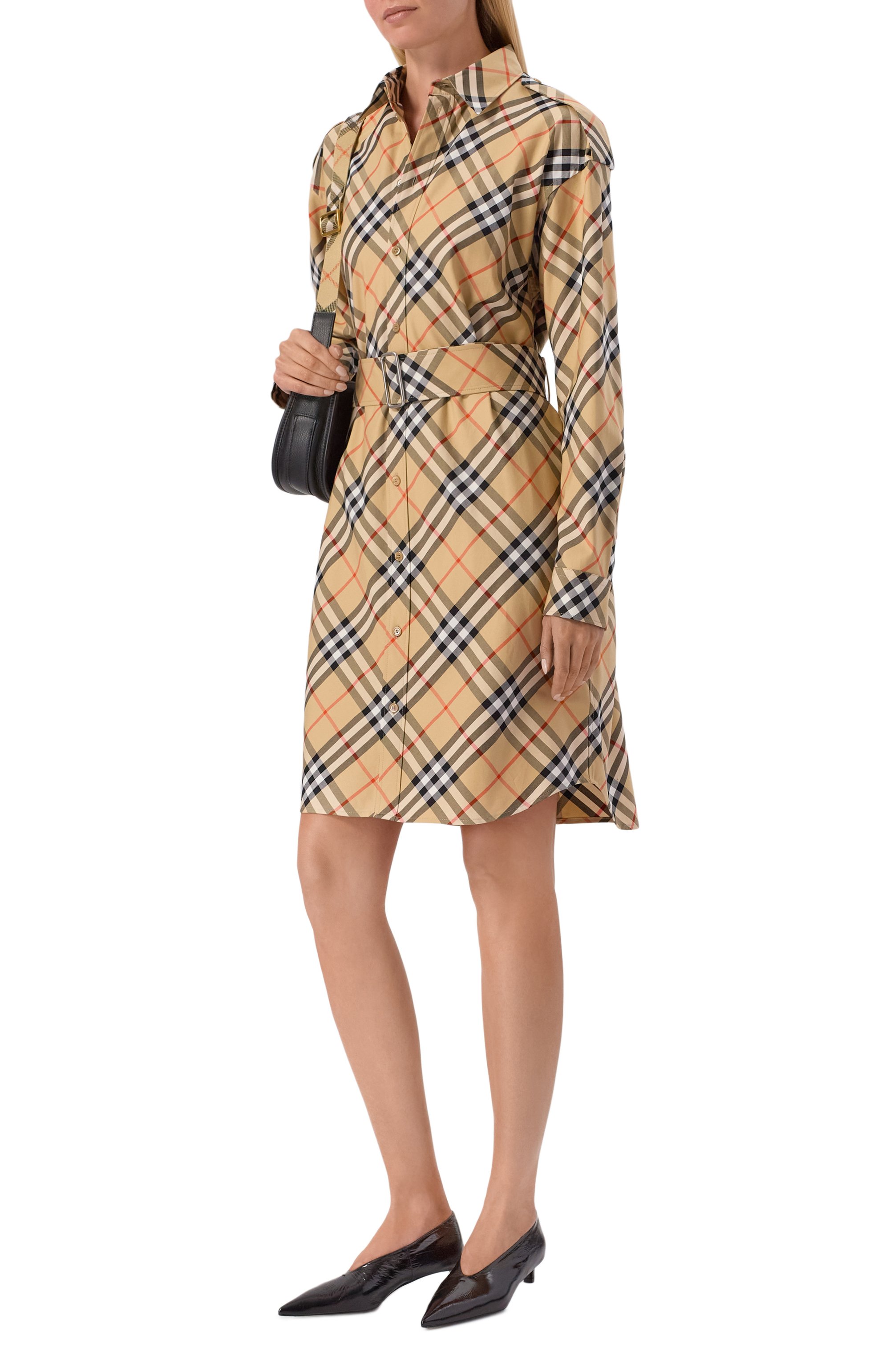 Хлопковое платье BURBERRY, арт. 8086610, фото 2