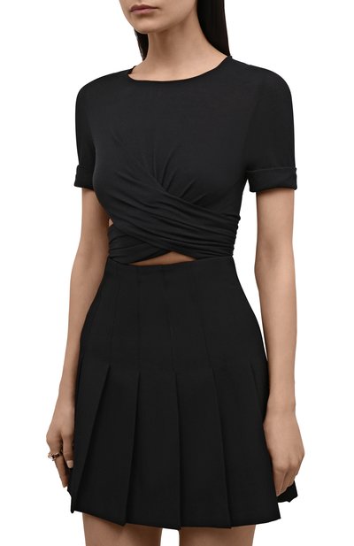 Футболка BALMAIN черного цвета по цене 69950 руб., арт. XF1AI002/JB10, фото 3 Футболка BALMAIN, арт. XF1AI002/JB10, фото 3