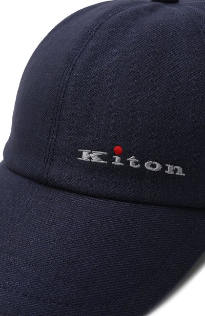 Льняная бейсболка KITON, арт. UCPL015K0718H, фото 3