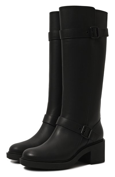 Женские кожаные сапоги ryder GIANVITO ROSSI, арт. G80332.45G0M.CLNNER0