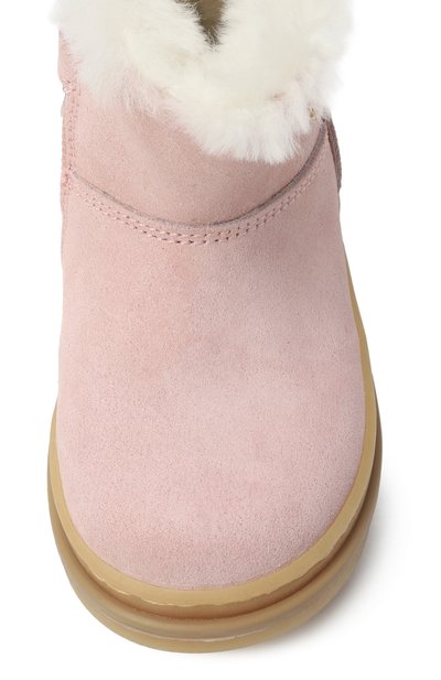 Замшевые полусапоги WALKEY светло-розового цвета по цене 15000 руб., арт. Y1A5-43988-1343302/19-24, фото 4 Замшевые полусапоги WALKEY, арт. Y1A5-43988-1343302/19-24, фото 4