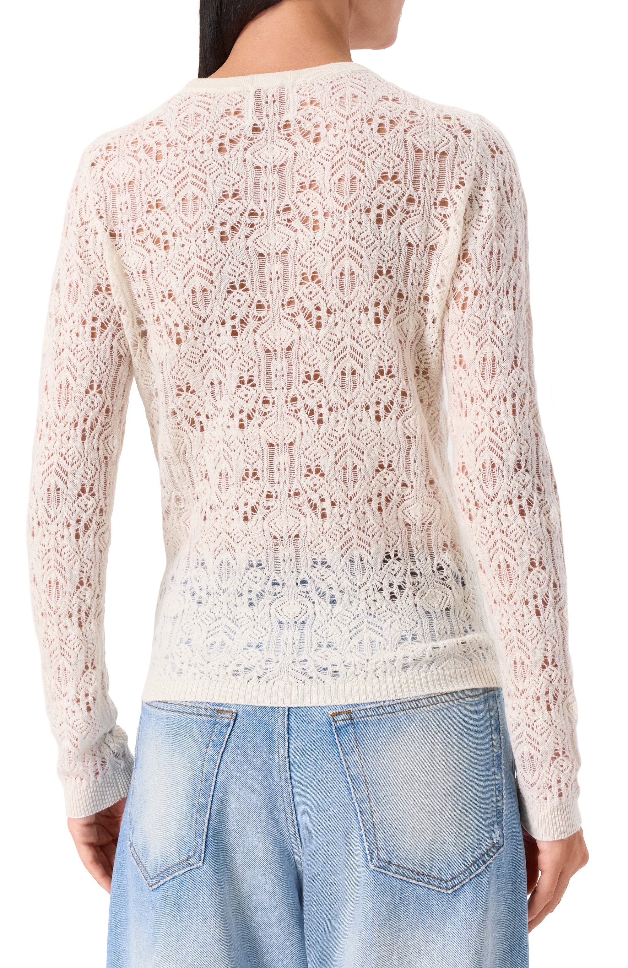 Пуловер из шерсти и кашемира ALLUDE, арт. 255/17661, фото 4