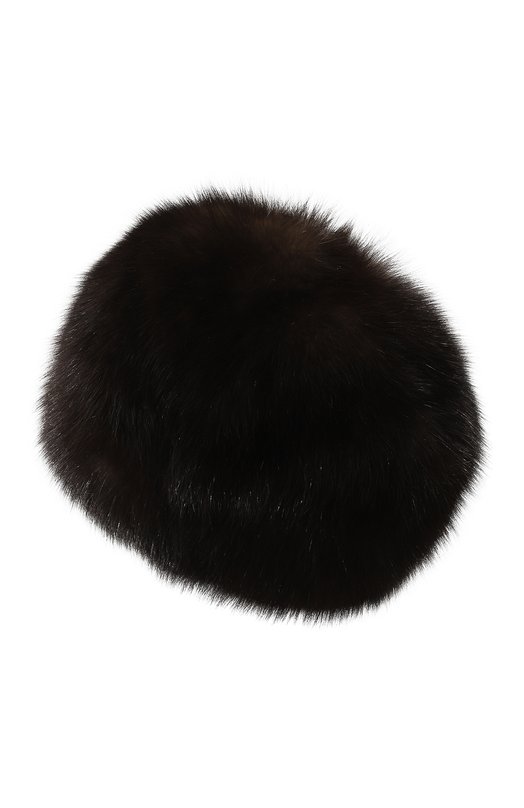 Шапка-кубанка Жаклин из меха соболя FurLand 0232530510001100000 Коричневый  0232530510001100000 Фото 3