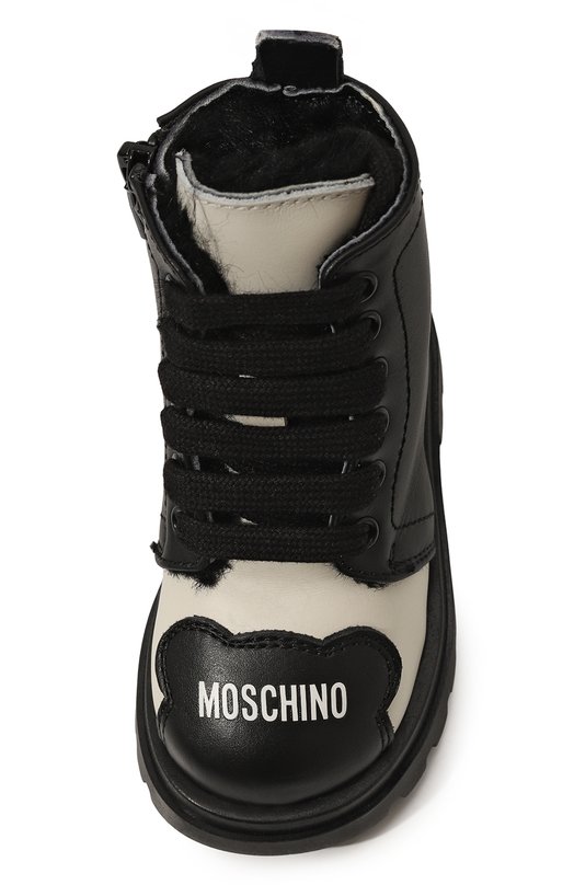 Кожаные ботинки Moschino 4