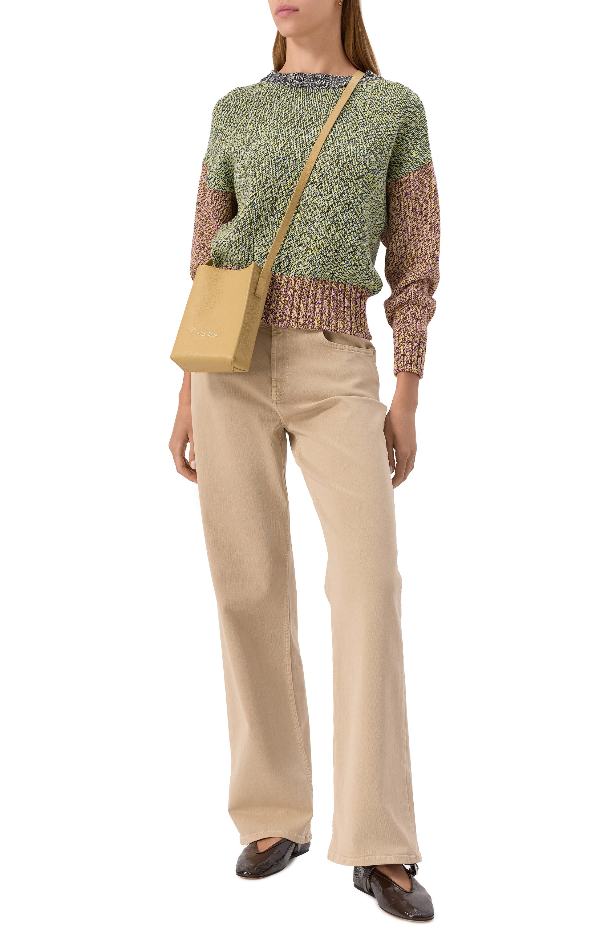 Сумка museo MARNI желтого цвета по цене 95050 руб., арт. SBMP0084U3/P6533, фото 7 Сумка museo MARNI, арт. SBMP0084U3/P6533, фото 7