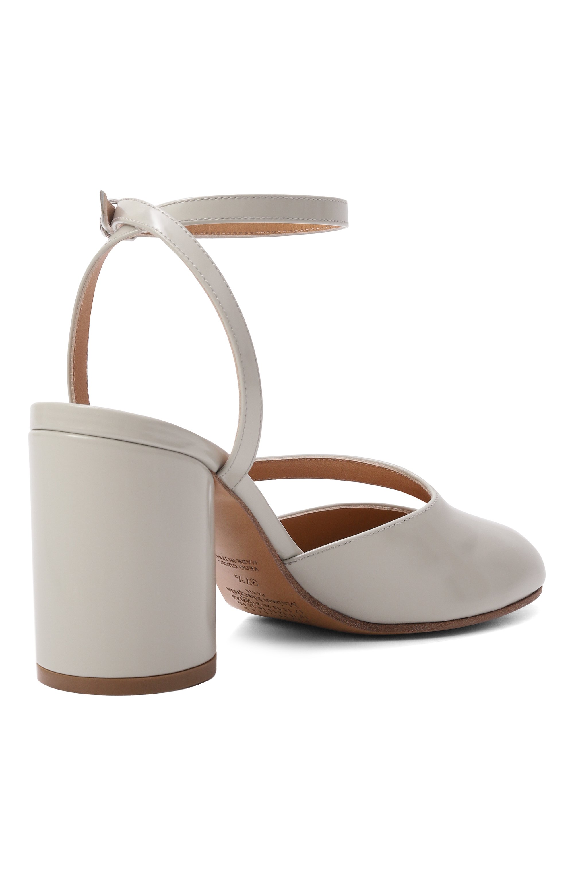 Кожаные туфли tabi MAISON MARGIELA светло-зеленого цвета по цене 111000 руб., арт. S58WP0280/P8193, фото 5 Кожаные туфли tabi MAISON MARGIELA, арт. S58WP0280/P8193, фото 5