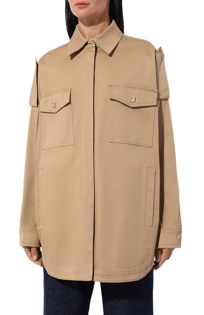 Хлопковая куртка VALENTINO, арт. 3B3CIGR171M, фото 3