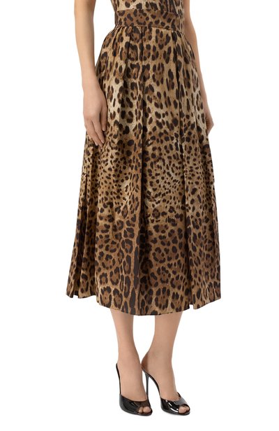 Хлопковая юбка DOLCE & GABBANA, арт. F4CULT/HS5E3, фото 3