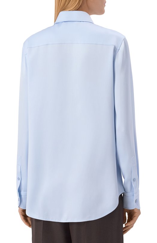 Шелковая блузка MVST M25.1PW.B004 Голубой  M25.1PW.B004 Фото 4