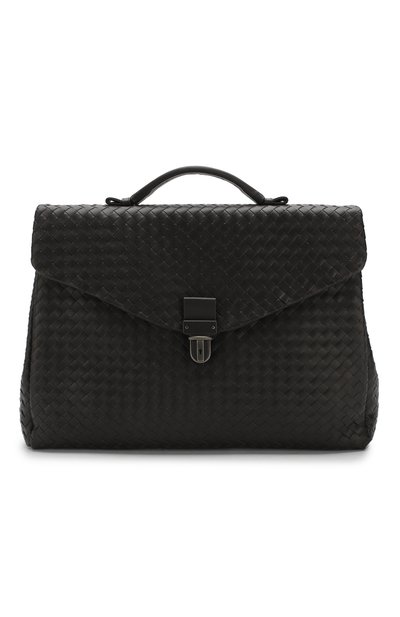 Кожаный портфель с плетением intrecciato BOTTEGA VENETA, арт. 122139/V4651, фото 1